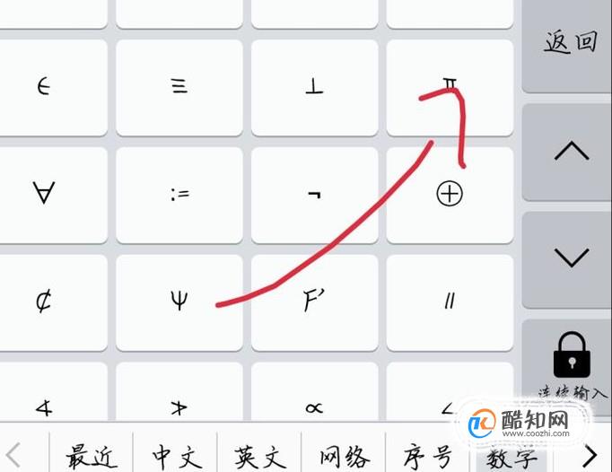 圆周率怎么打