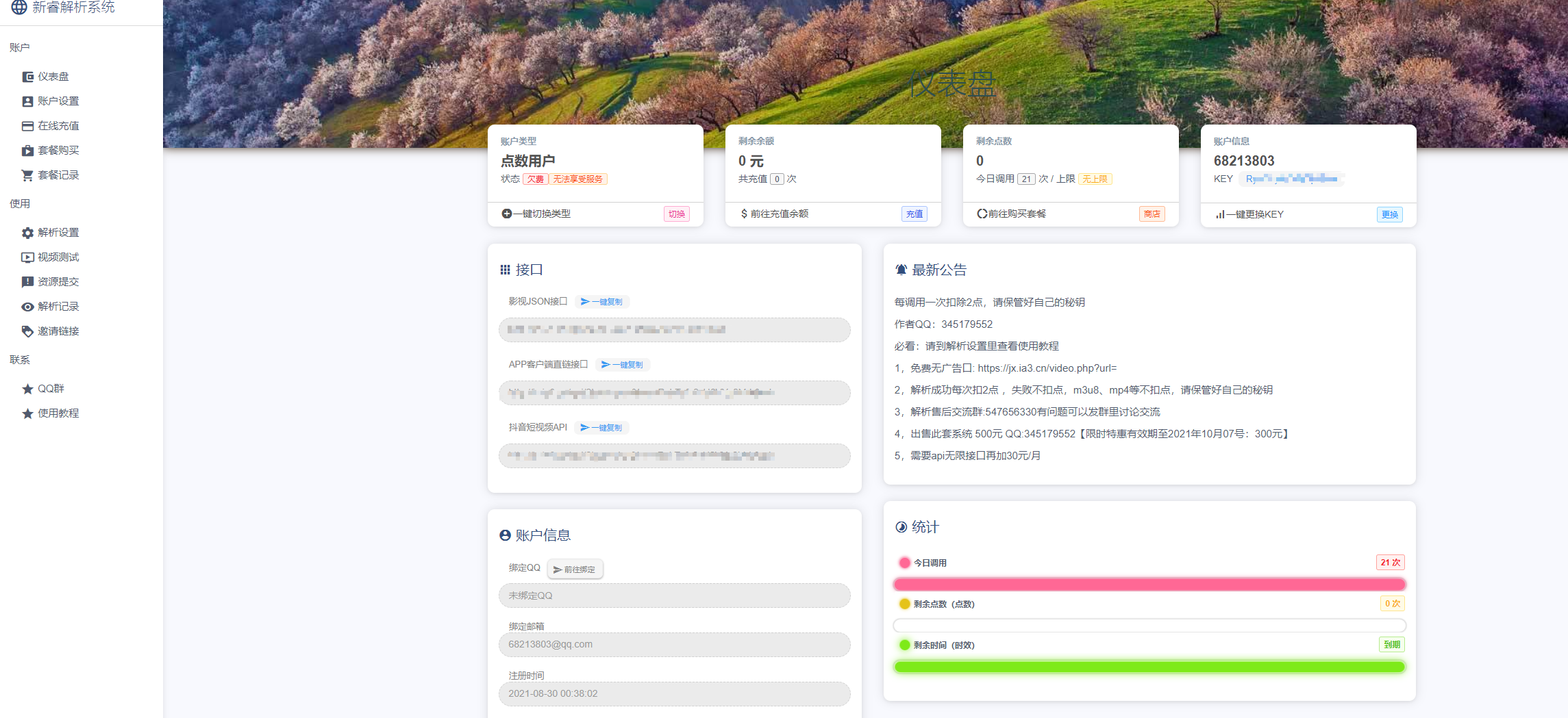 视频解析接口