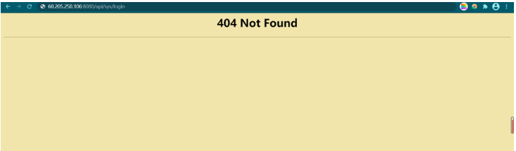 接口404