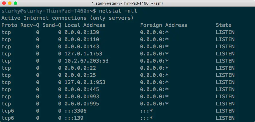 netstat