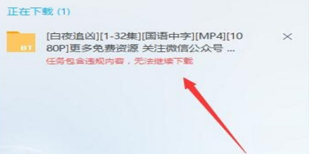 迅雷无法下载