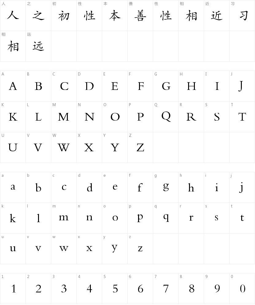 gbk字体