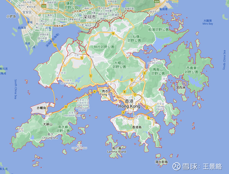 香港多大