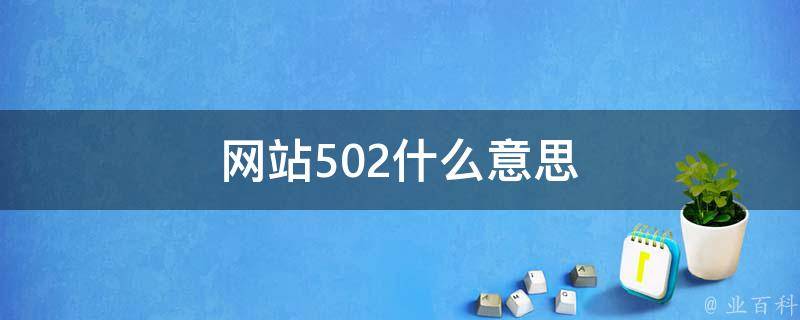502什么意思