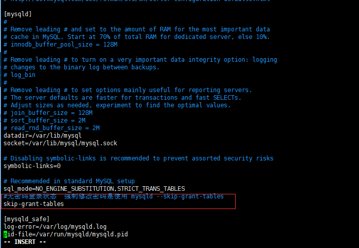 mysql改密码