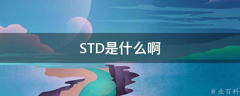 std是什么意思