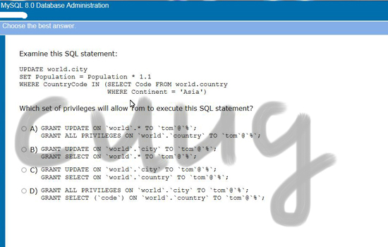 mysql认证