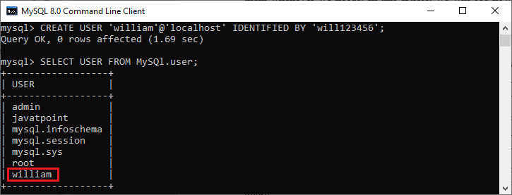 mysql登录
