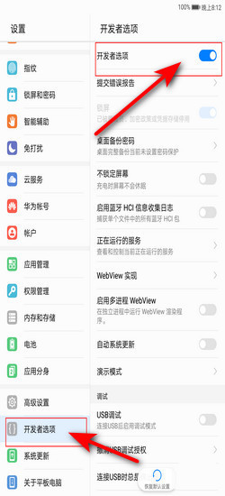 开发者选项在哪