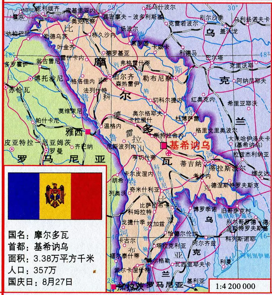 摩尔多瓦地图