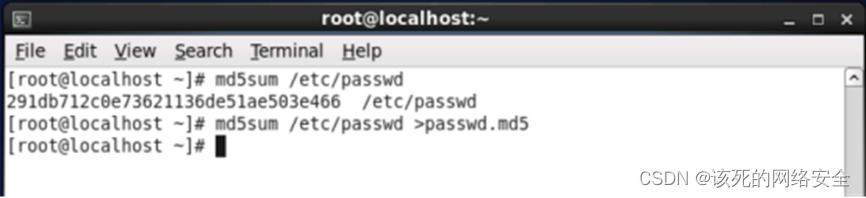md5sum