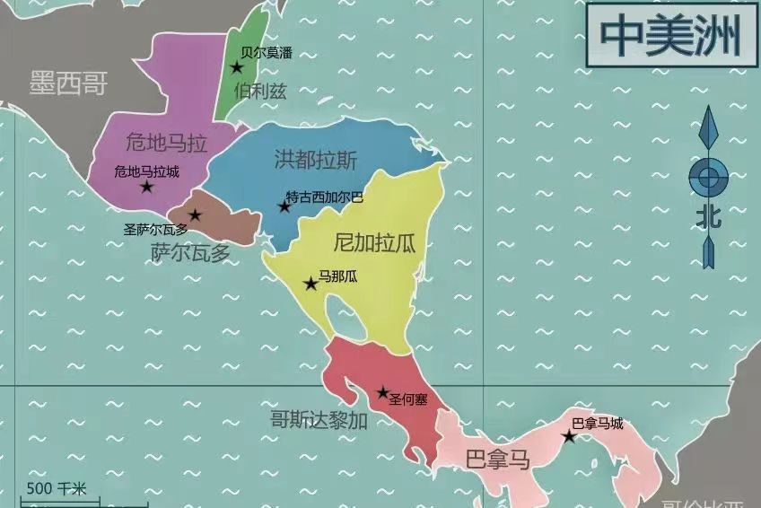 哥斯达黎加地图