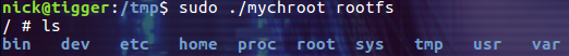 chroot