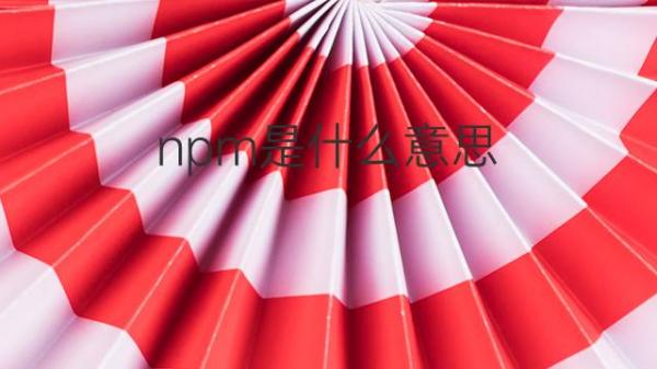 npm是什么