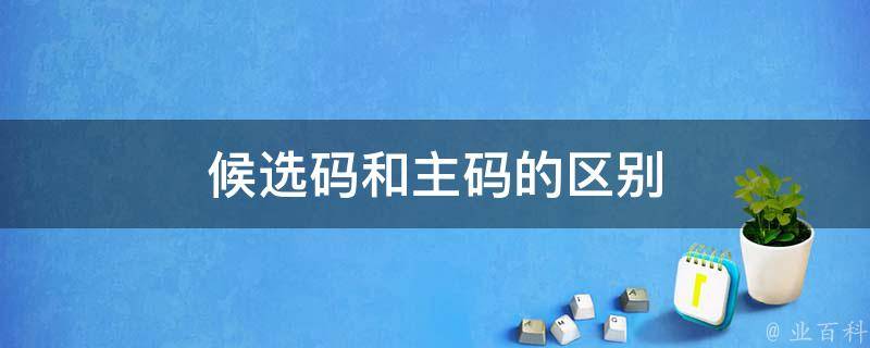 主码