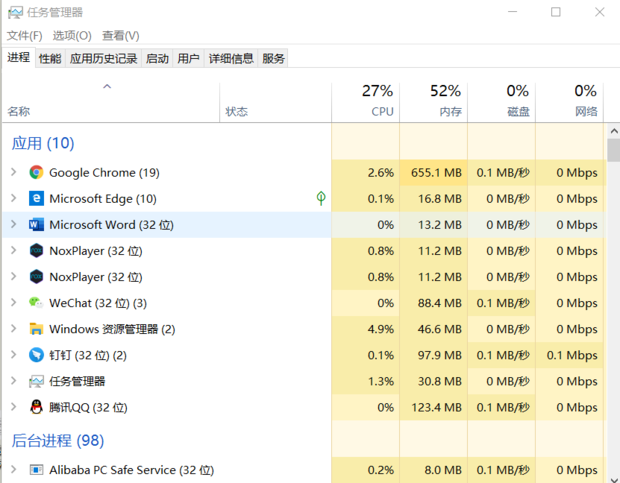查看内存占用