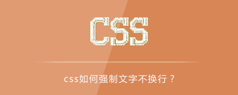 css强制不换行