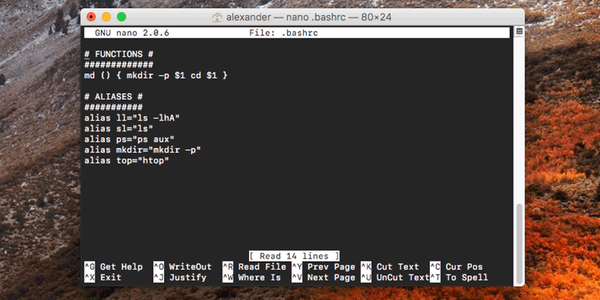 bashrc