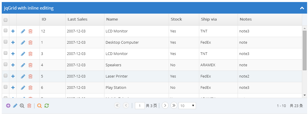 jqgrid