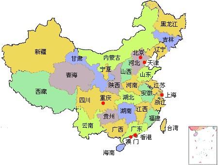 中国大陆地区