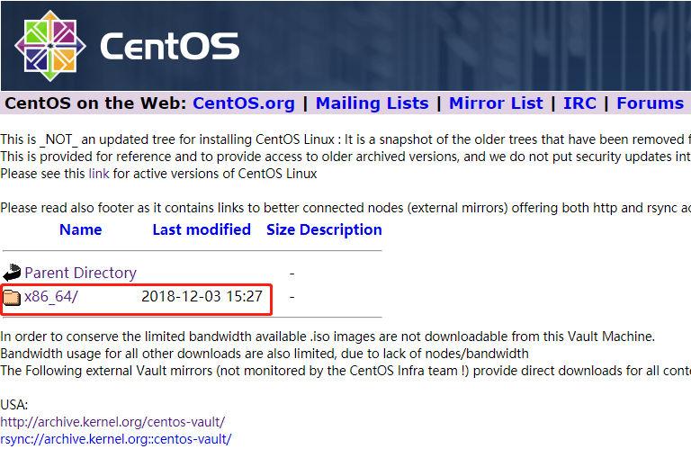 centos镜像
