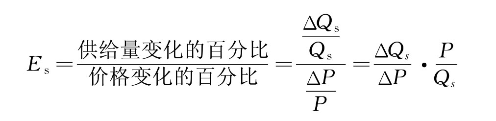 需求弹性公式