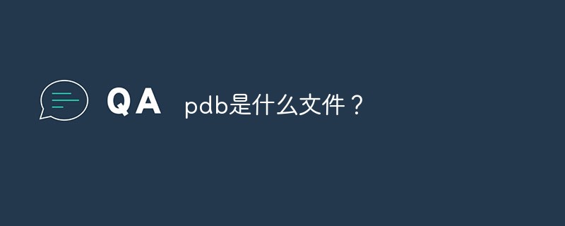 pdb是什么文件